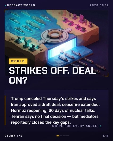 Refract cover card: Strikes off, deal on?